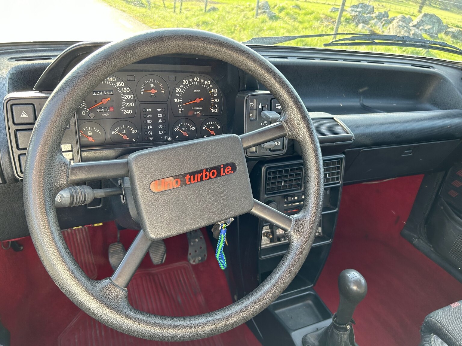 Interiörbild 1987 Fiat UNO Turbo I.E (7)