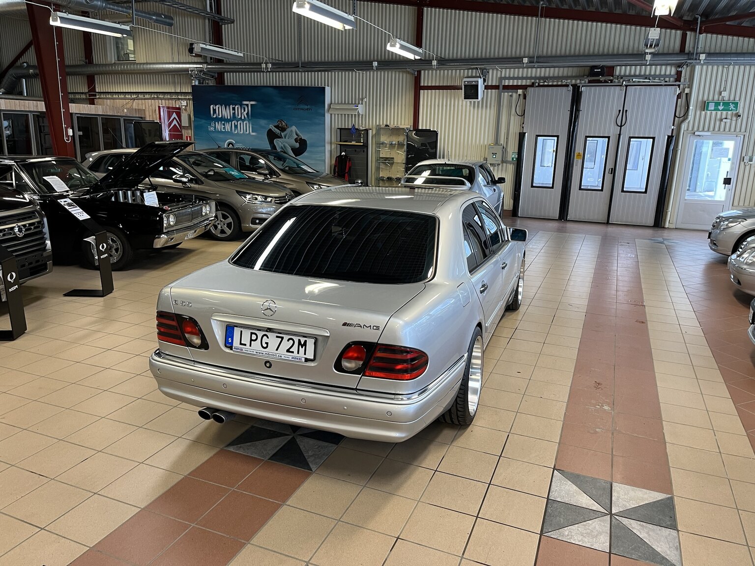 Exterior image of 1998 Mercedes-Benz E55 AMG