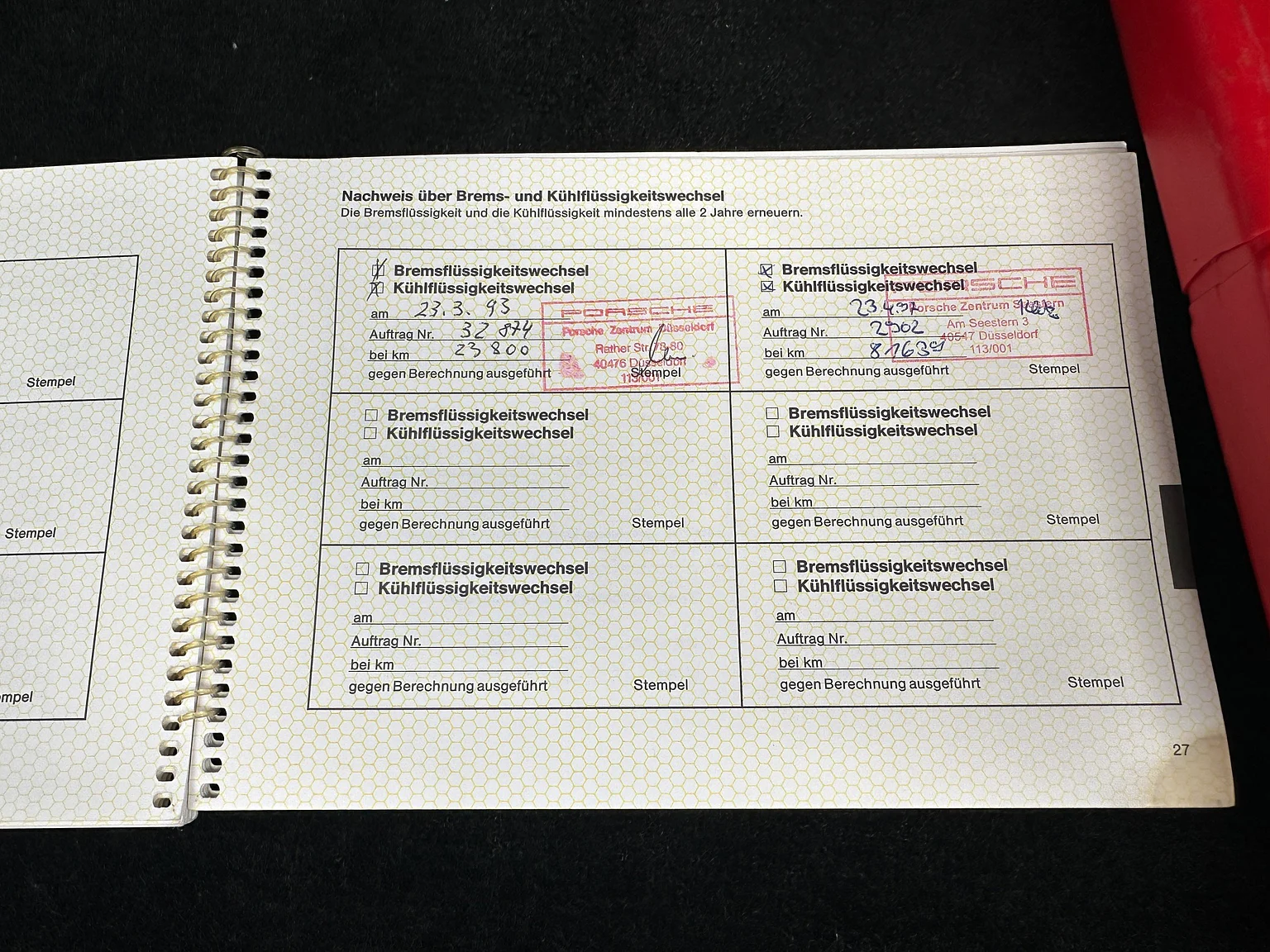 Documentation for 1990 Porsche 944 S2 Cabriolet  (31)