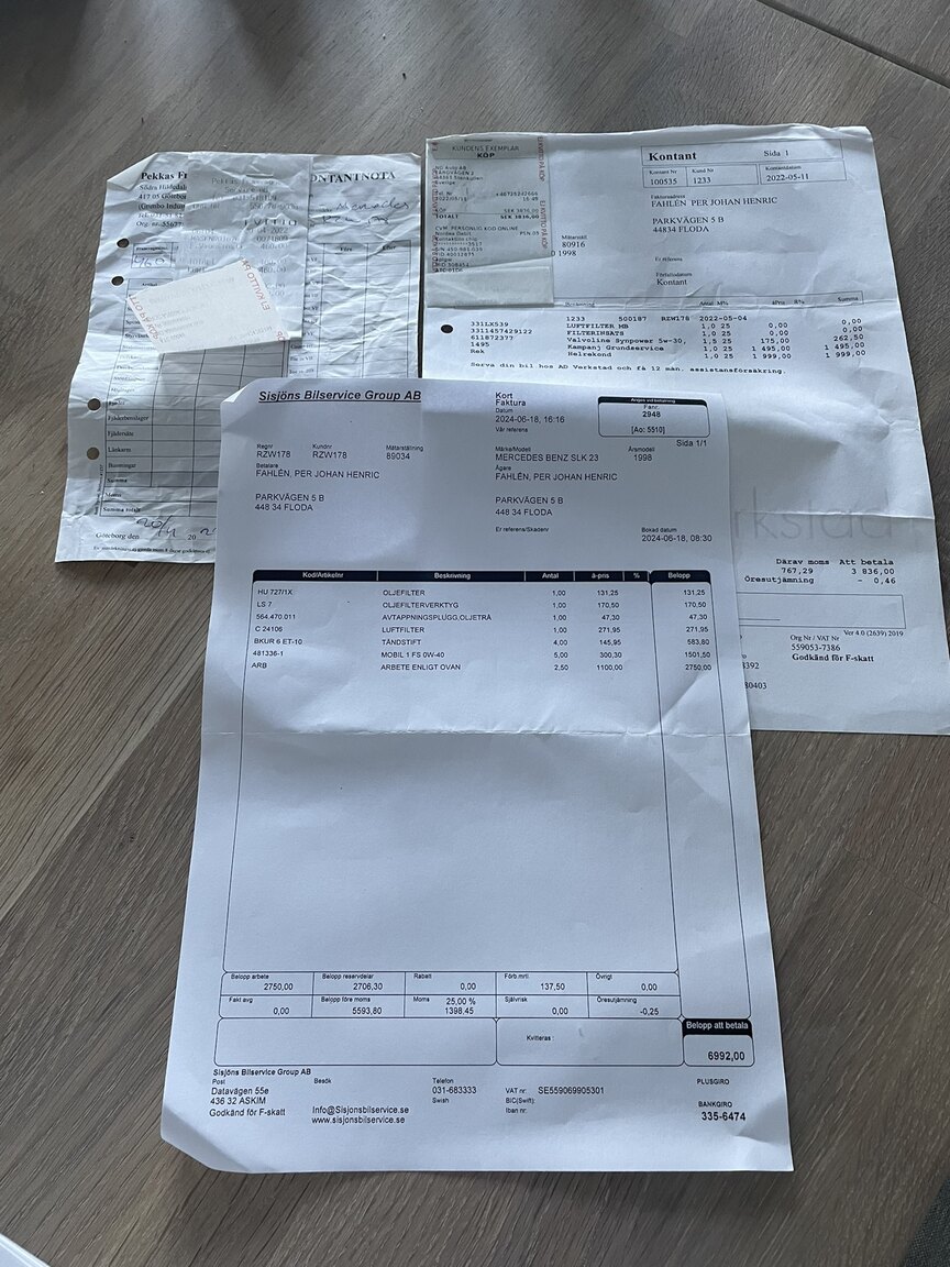 Documentation for 1998 1998 MERCEDES BENZ SLK 230 