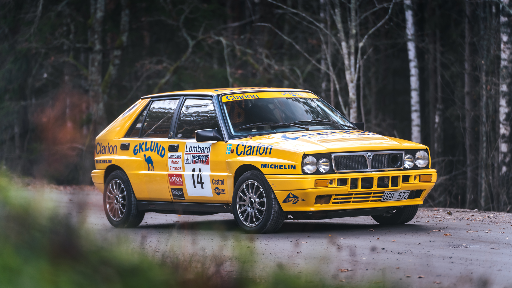 Exterior image of 1990 Lancia Delta Integrale 16V Per Eklund Replica