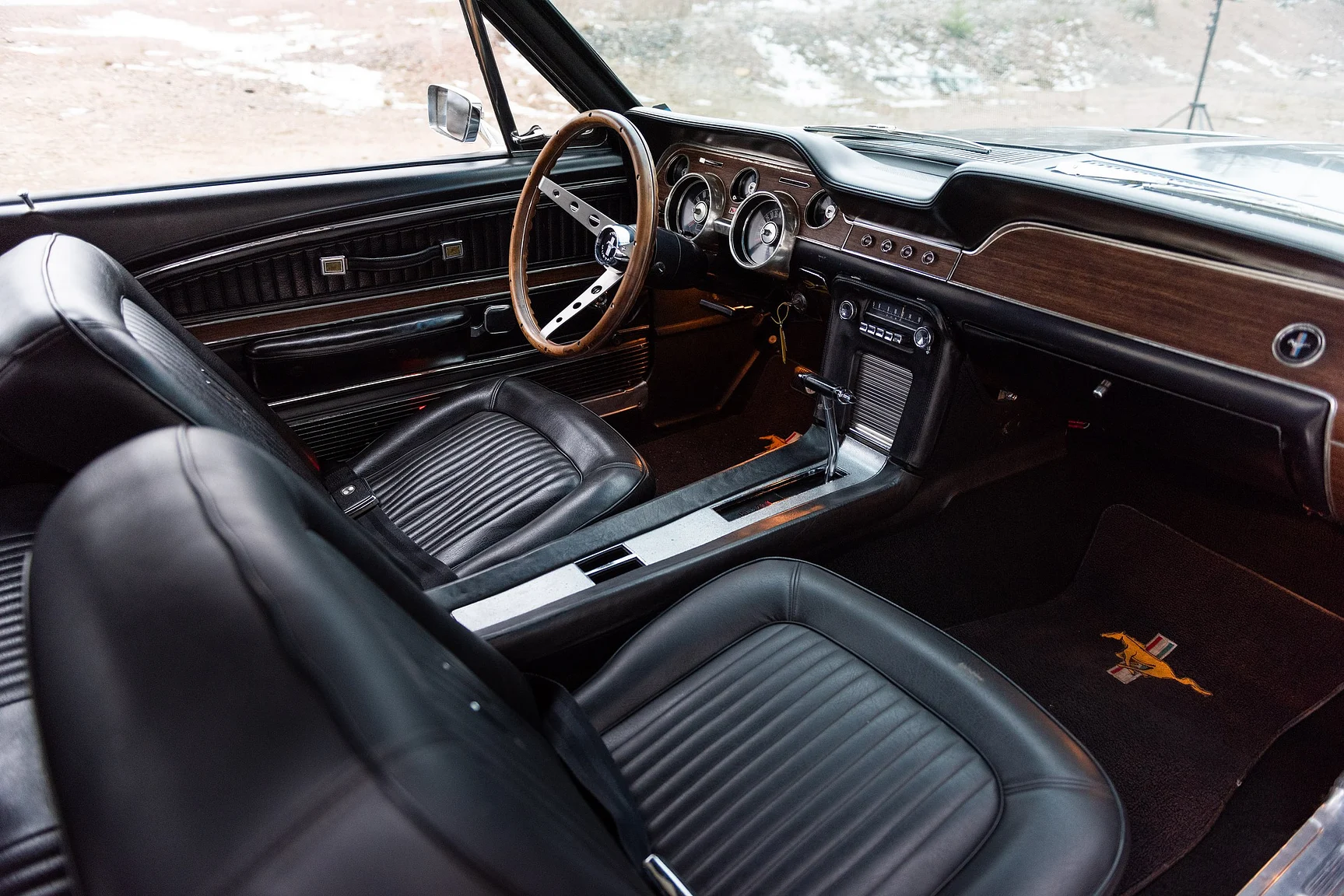 Interiörbild 1968 Ford Mustang GTA S-Code (29)