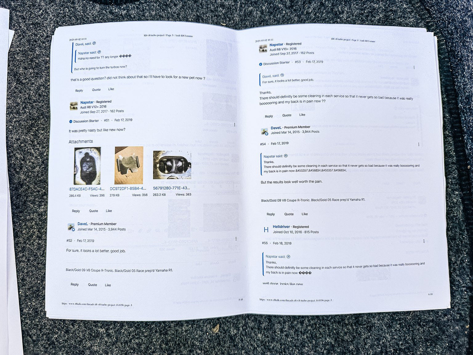 Documentation for 2008 Audi R8 4.2 V8 Turbo Manuell