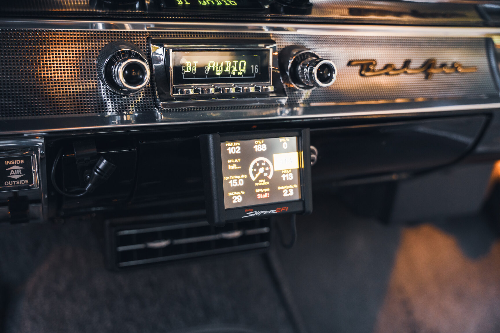 Interiörbild 1957 Chevrolet Bel Air Sport Coupé (34)