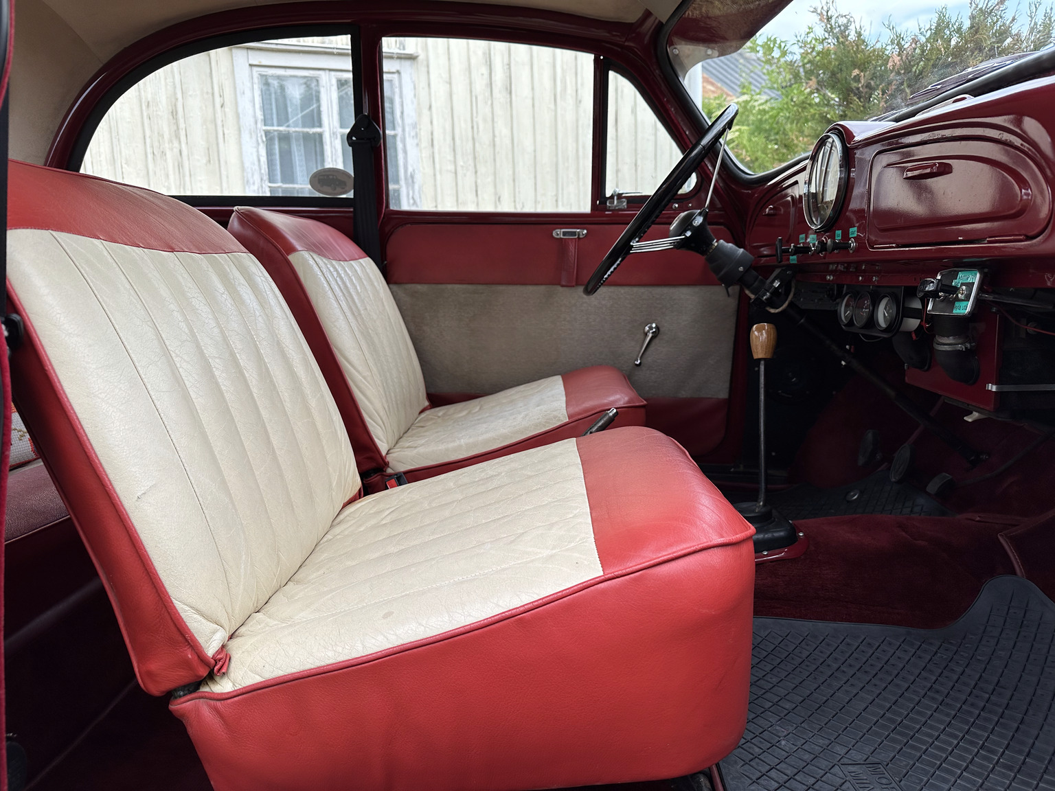Interiörbild 1958 Morris Minor 1000