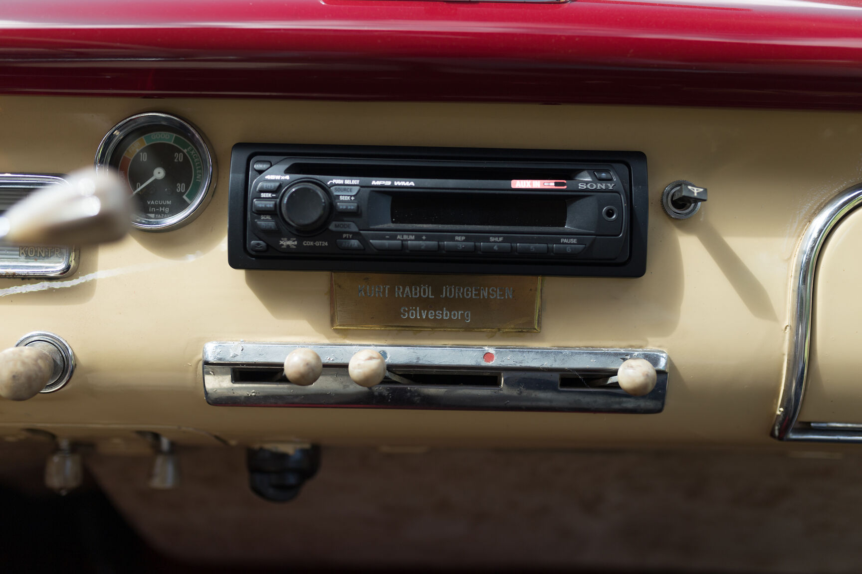 Interiörbild 1955 BMW 501 A Deluxe V8 (22)