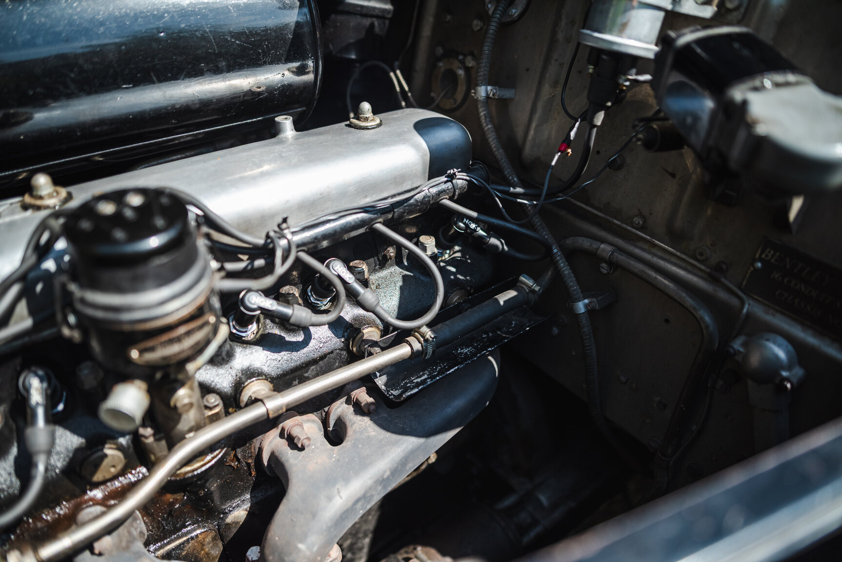 Image of 1950 Bentley 4 1/4 Litre mechanics