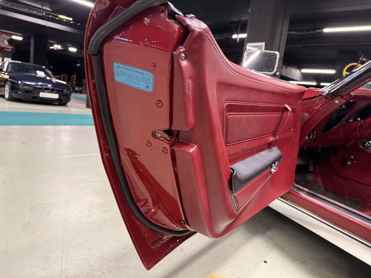 Interiörbild 1974 Chevrolet Corvette Stingray