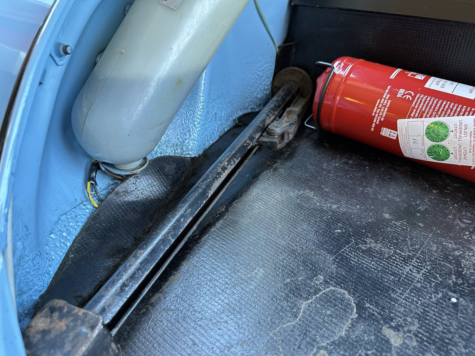 Interiörbild 1979 Volkswagen Beetle 1303 Käfer