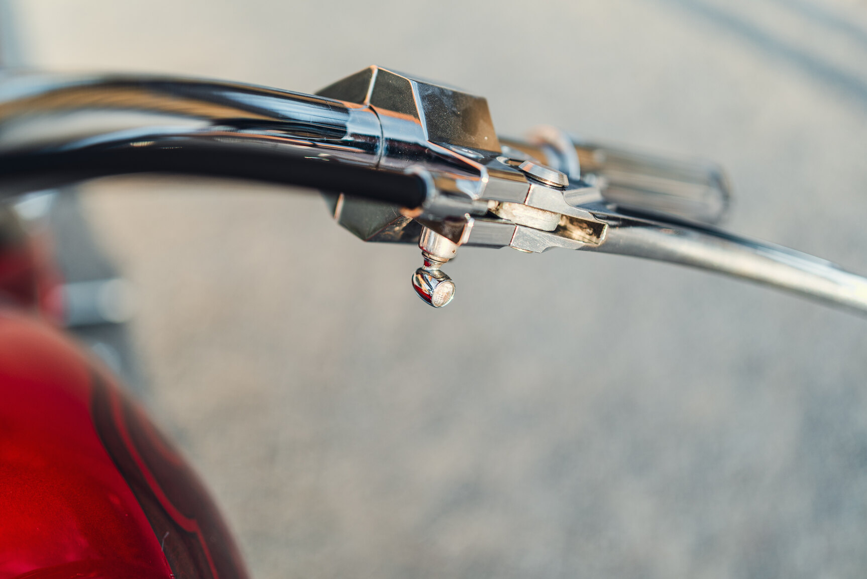 Exterior image of 2001 Unique Custom Cycles Red Inferno