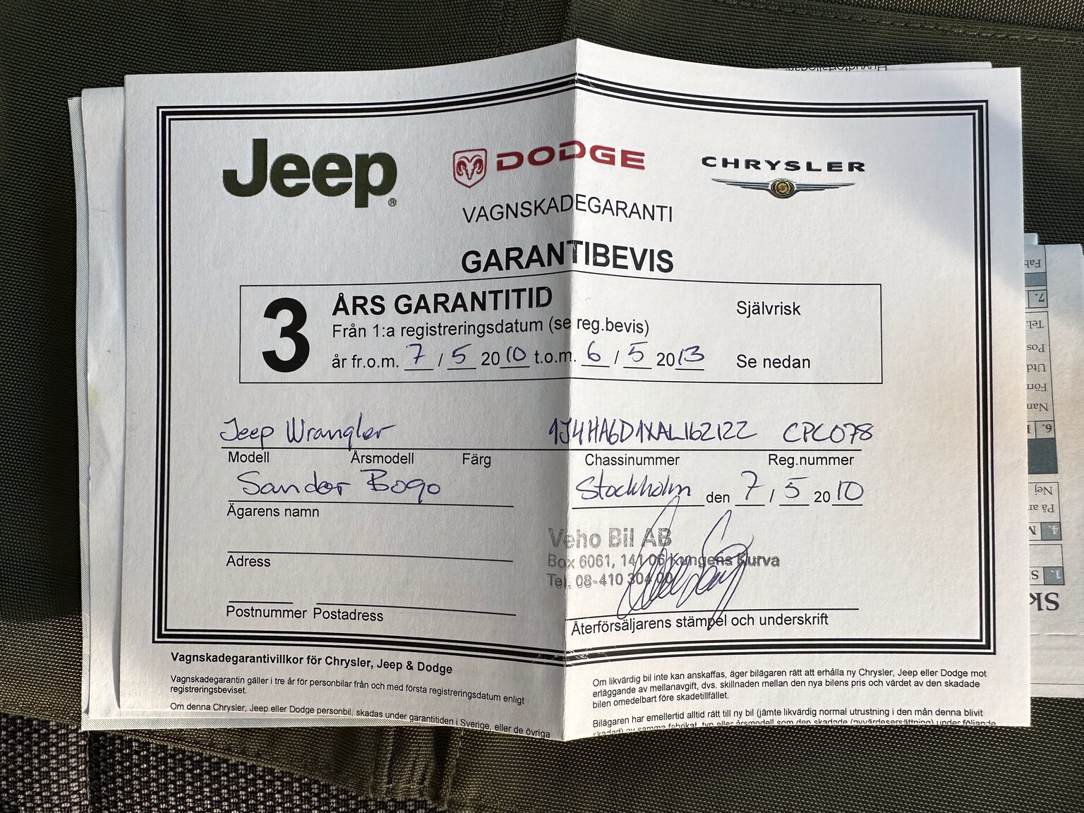 Dokumentation för 2010 Jeep Wrangler Rubicon (4)