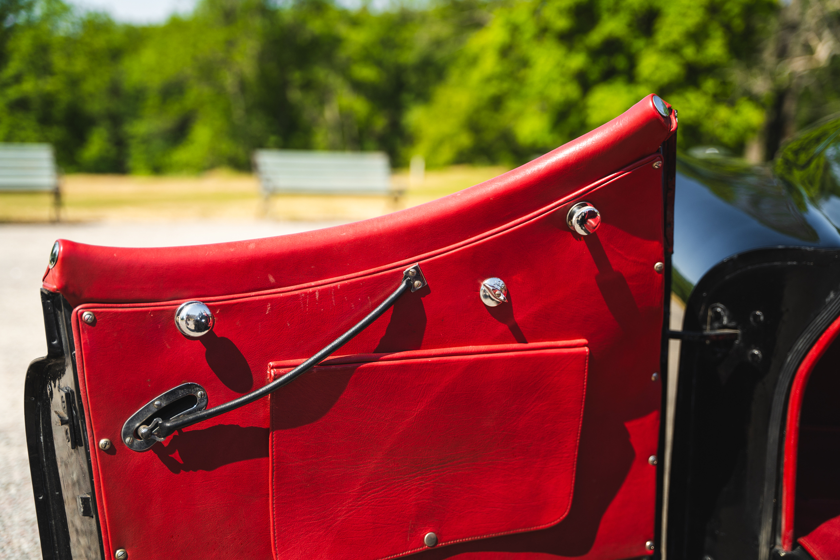 Interiörbild 1951 Jaguar XK 120