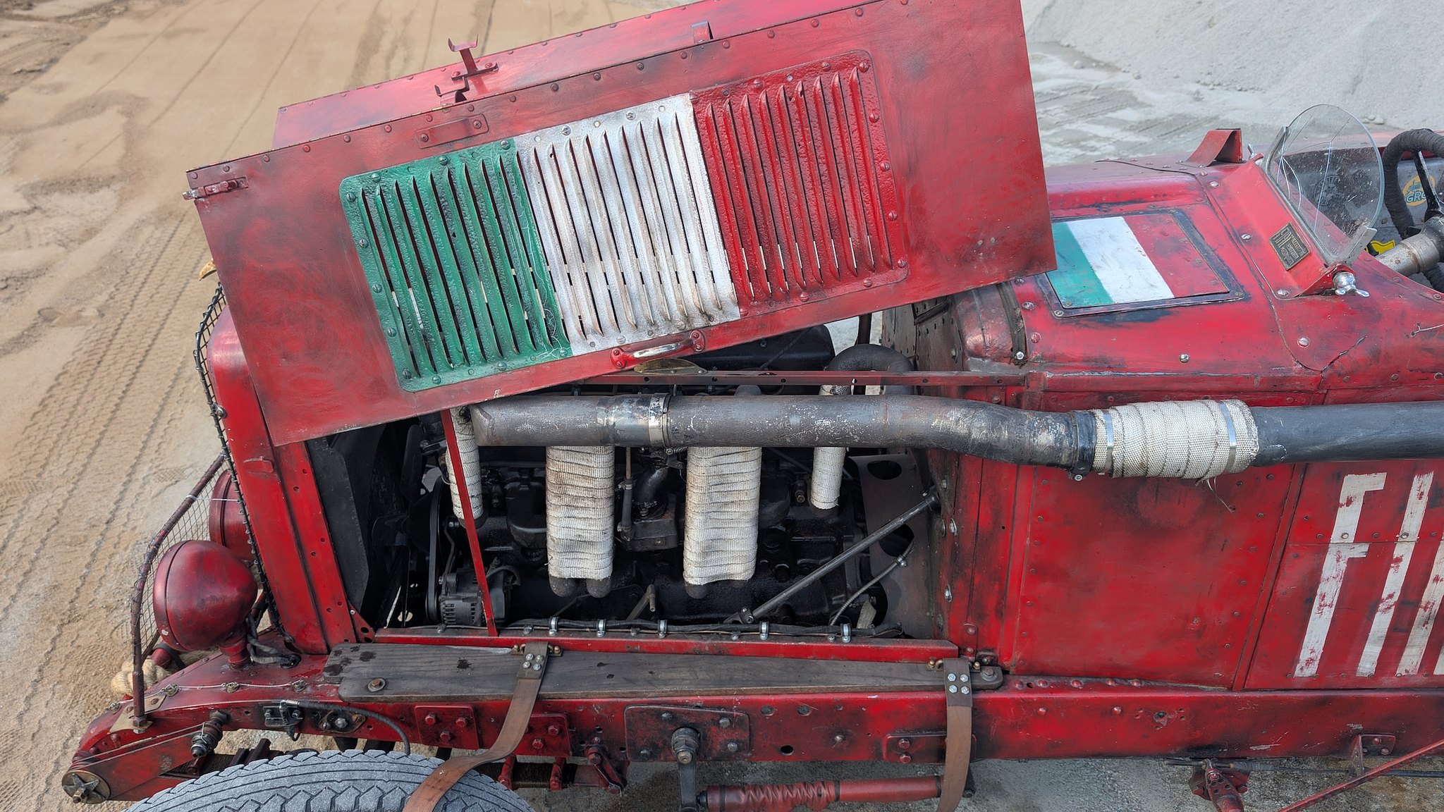 Image of 1929 FIAT 321C (521c) "Flying Fiona" mechanics