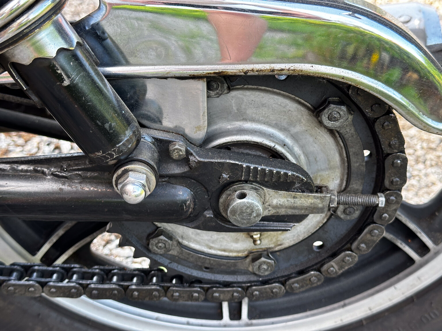 Image of 1979 Yamaha SR500 mechanics