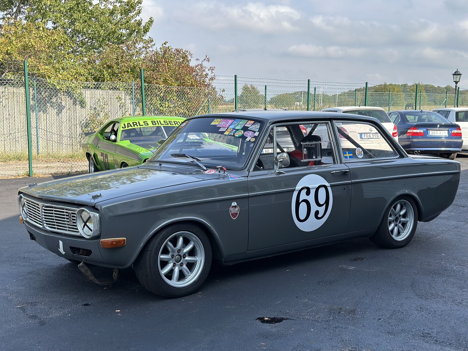 Exterior image of 1969 Volvo 142 race car