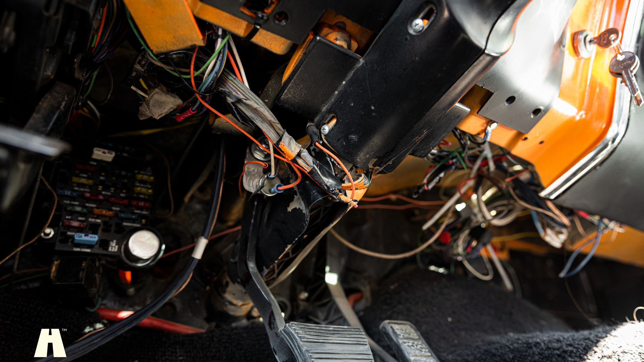 Interiörbild 1968 Chevrolet Camaro Resto