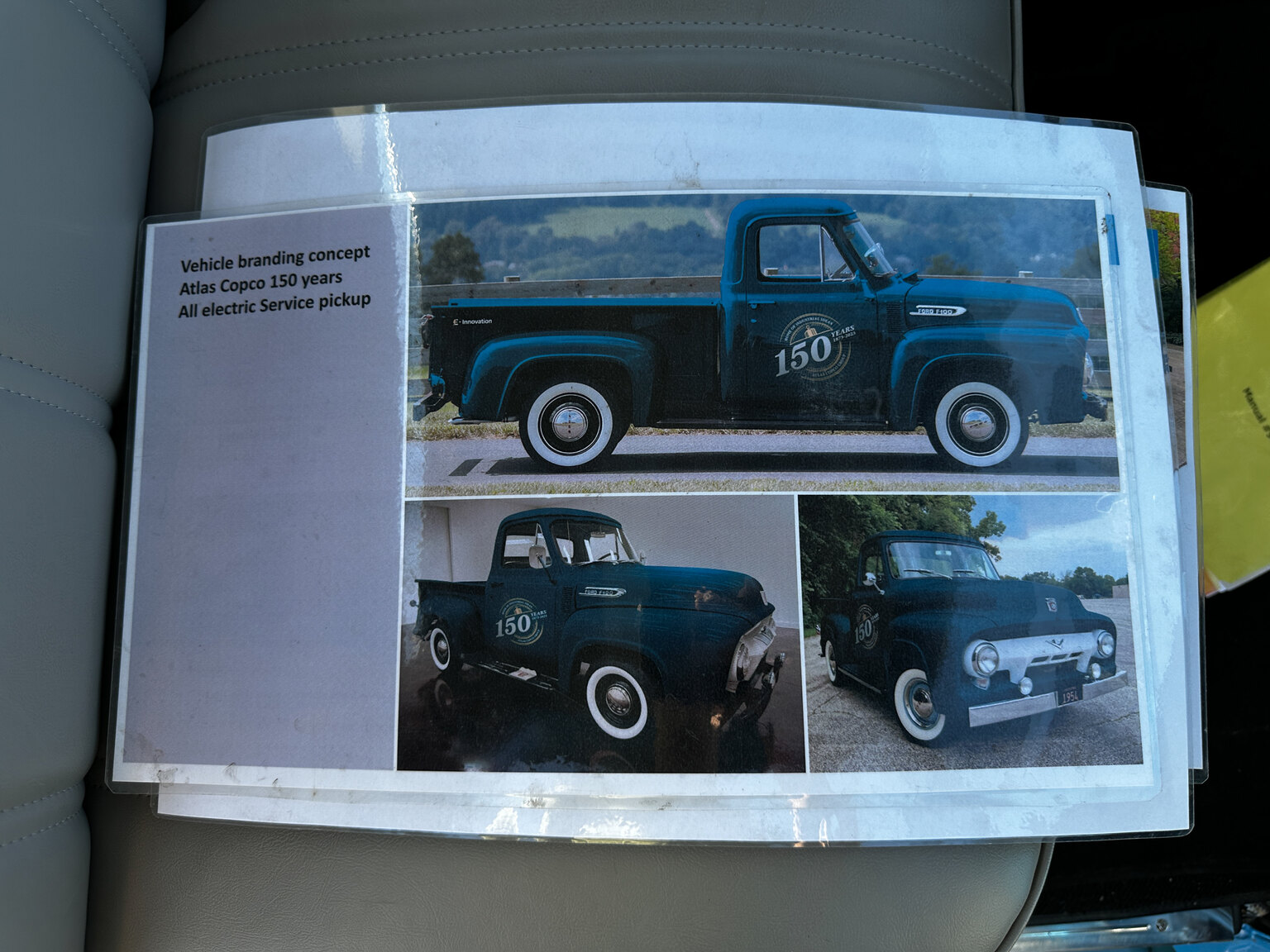 Dokumentation för 1956 FORD F100 Electric