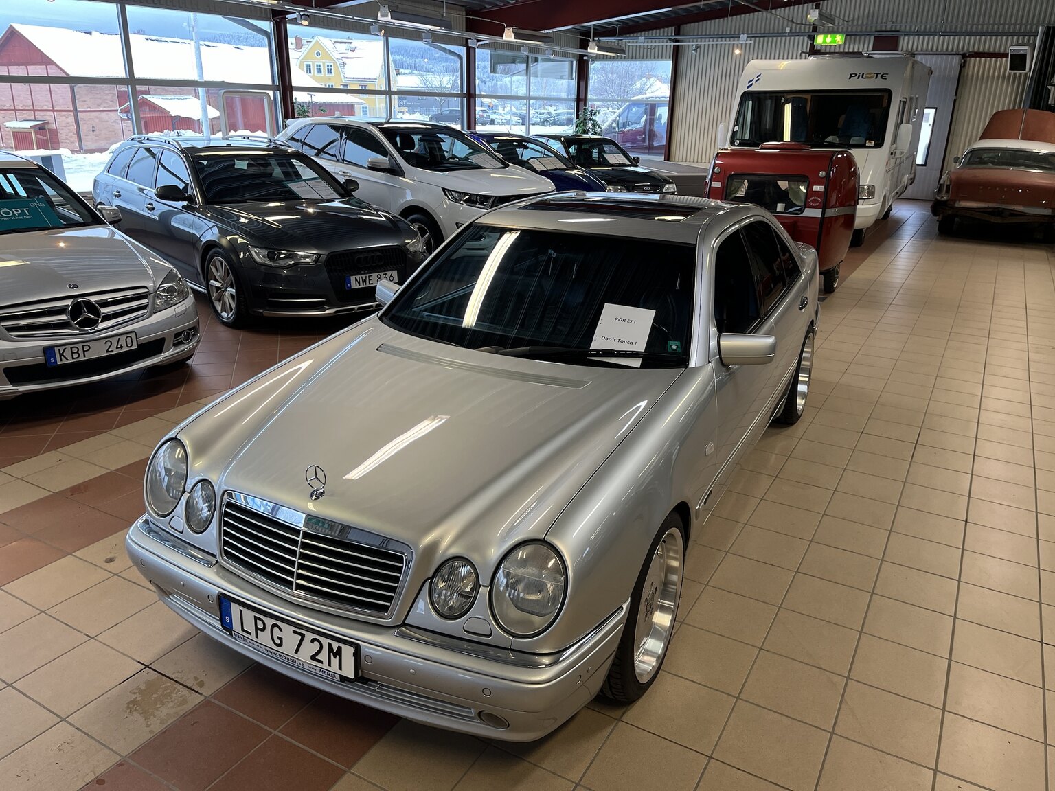Exterior image of 1998 Mercedes-Benz E55 AMG