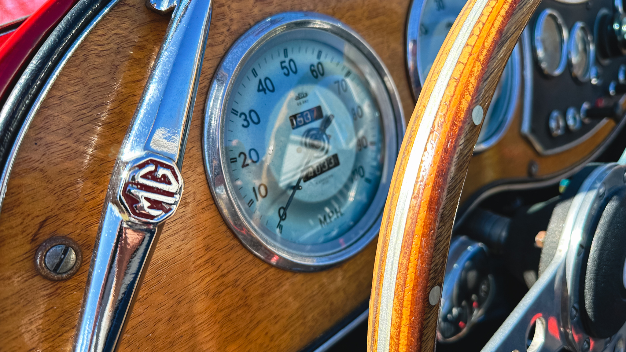 Innenraumfoto von 1951 MG TD MIDGET