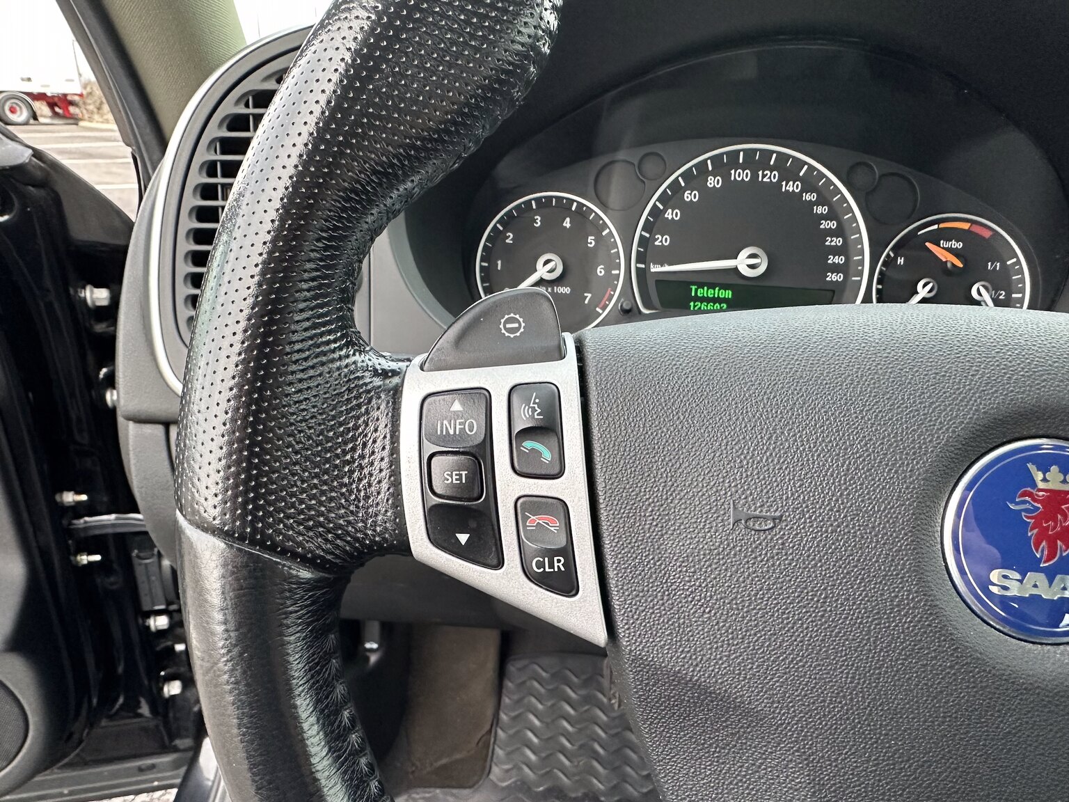 Interiörbild 2008 Saab 9-3 Turbo X
