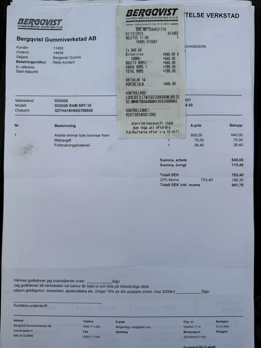 Dokumentation för 2005 Dodge RAM SRT-10 Regular Cab Manual  (16)