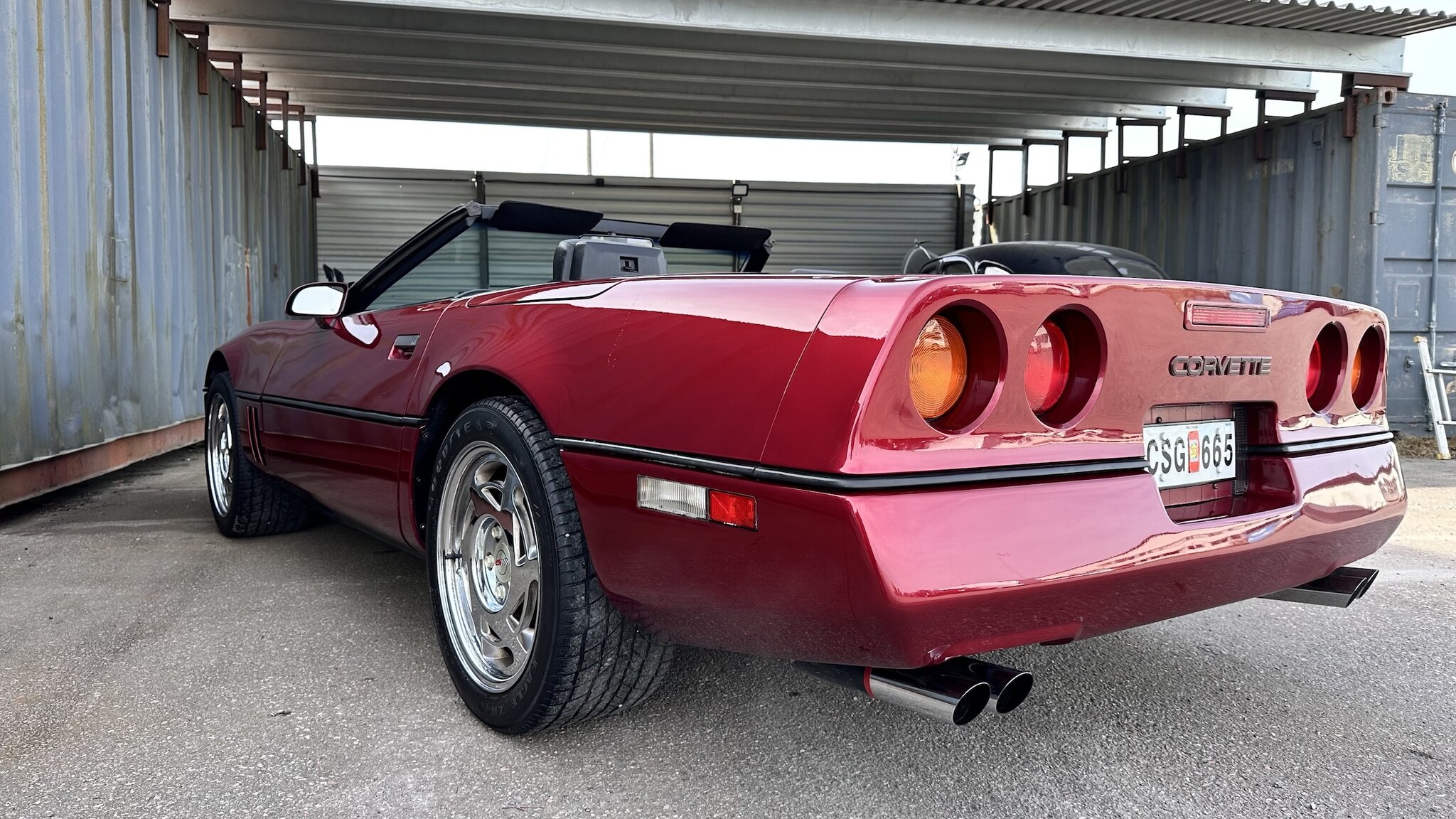 Exteriörbild på 1990 Chevrolet Corvette C4 Cabriolet