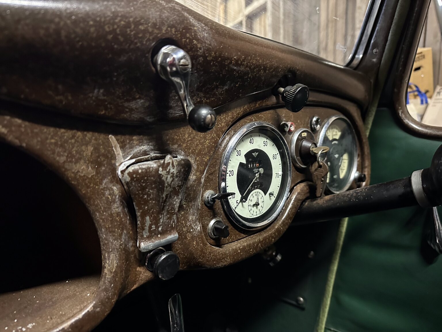 Interiörbild 1938 Austin 10 1.1 Cambridge