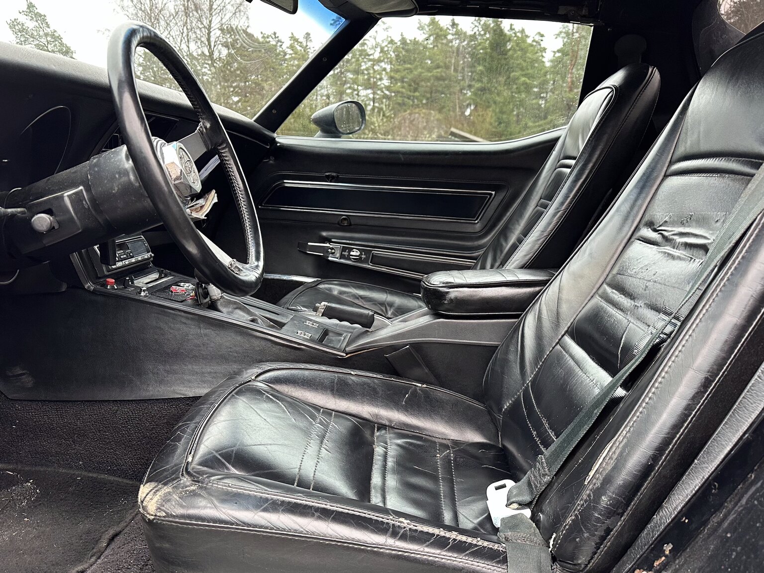 Interiörbild 1977 Chevrolet Corvette