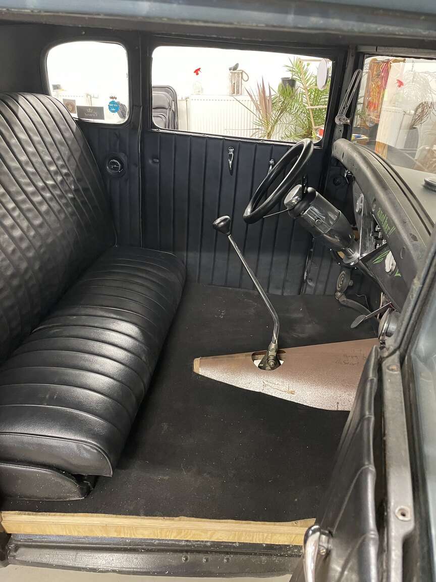 Interior image of 1929 Ford A "HotRod"
