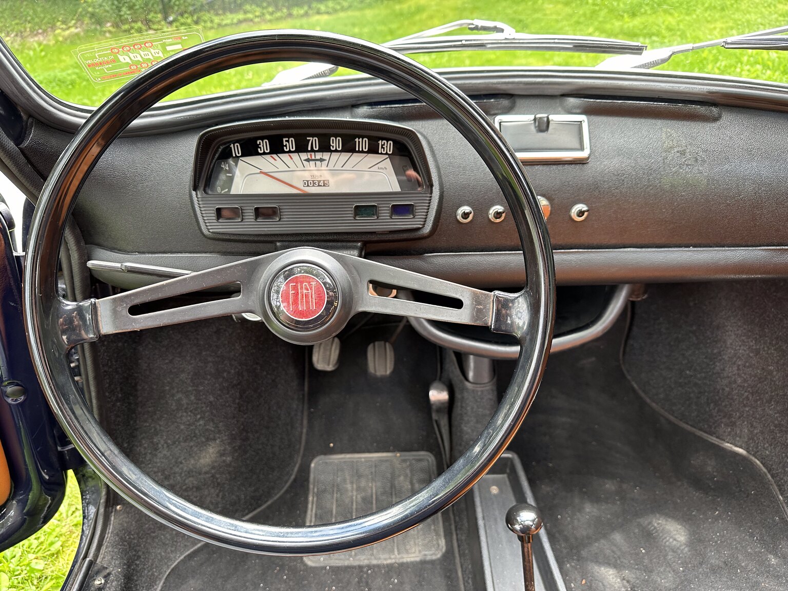 Innenraumfoto von 1971 Fiat 500 L (13)