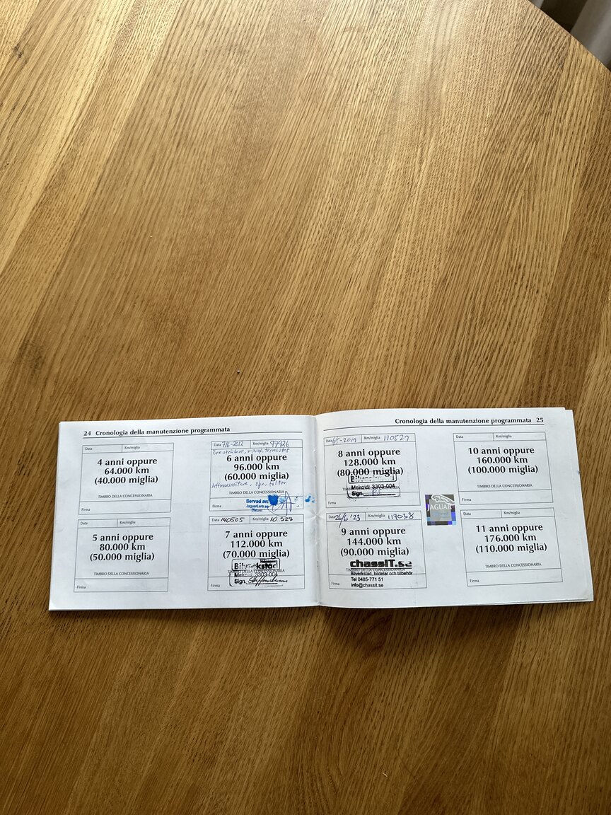 Documentation for 2001 Jaguar XKR Silverstone