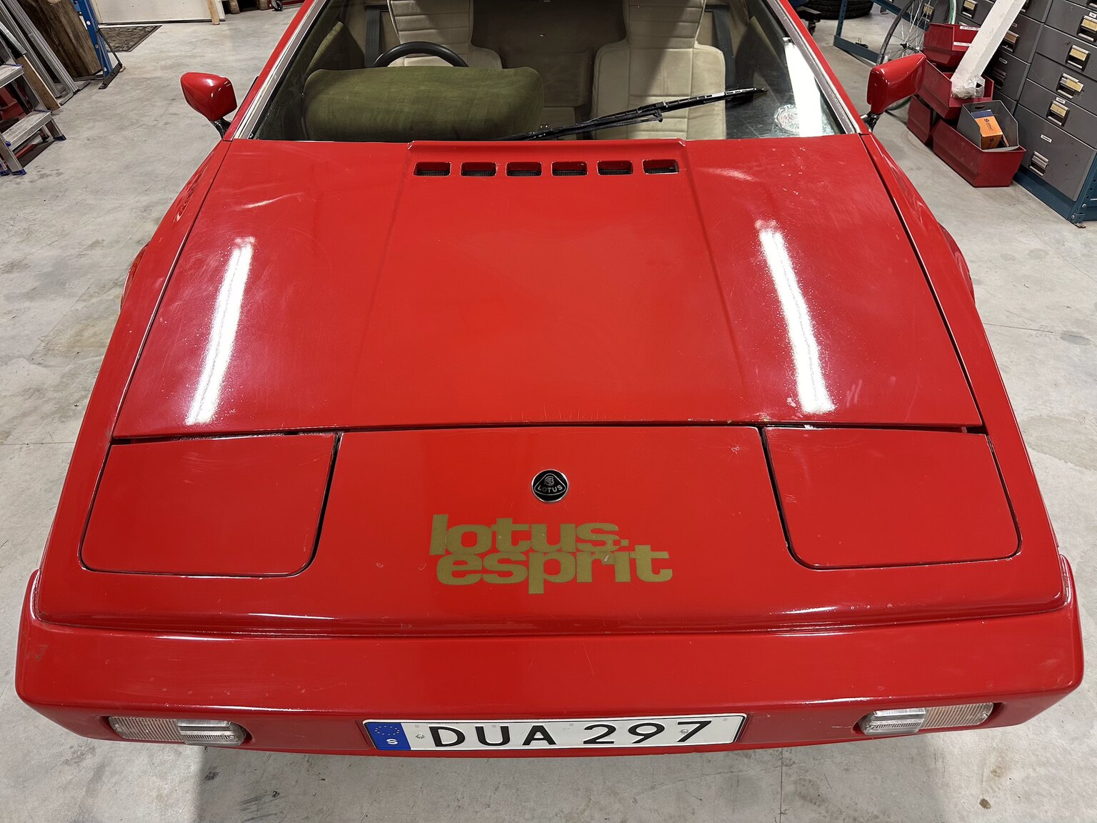 Exteriörbild på 1977 Lotus Esprit S1
