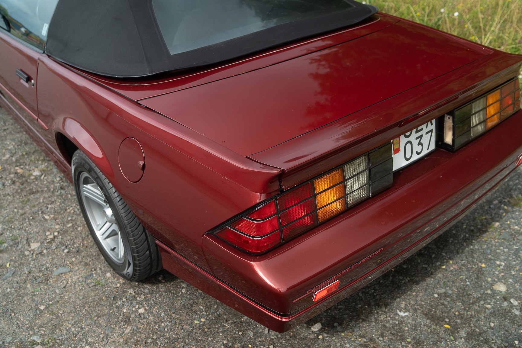 Exterior image of 1988 Chevrolet Camaro Z28 Iroc-Z Convertible