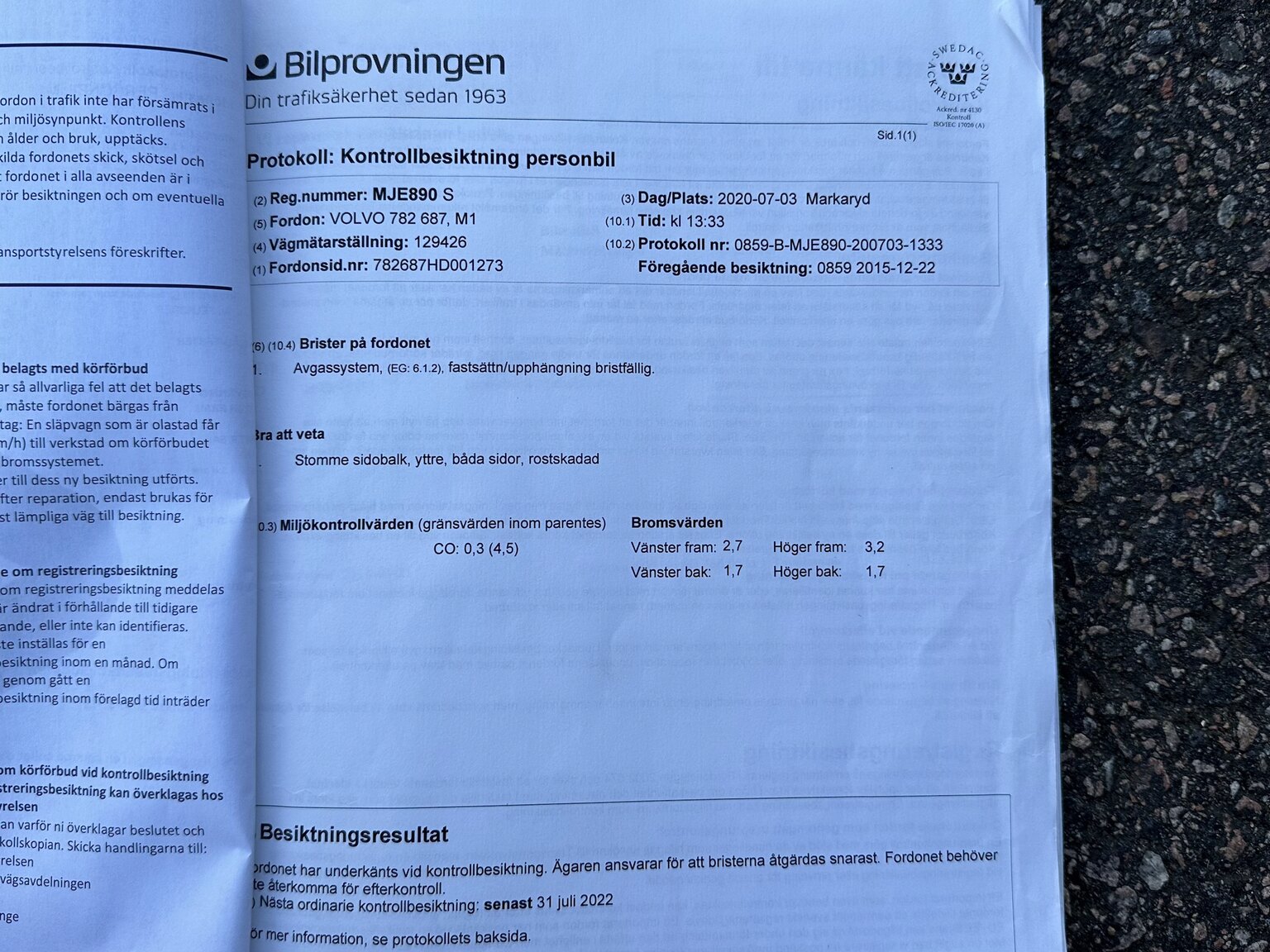 Dokumentation för 1987 Volvo 780 Bertone