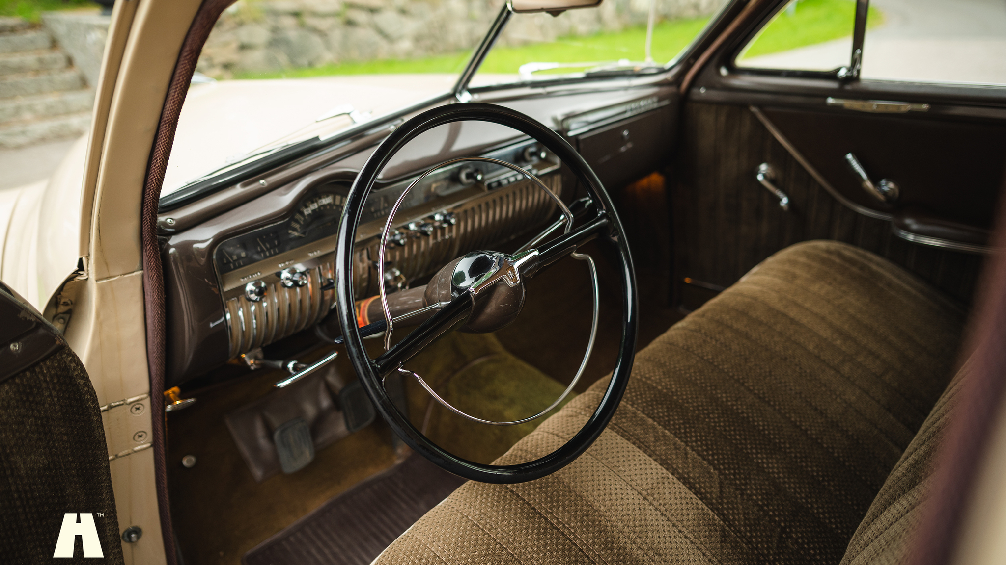 Interior image of 1950 Mercury Eight Sport Sedan