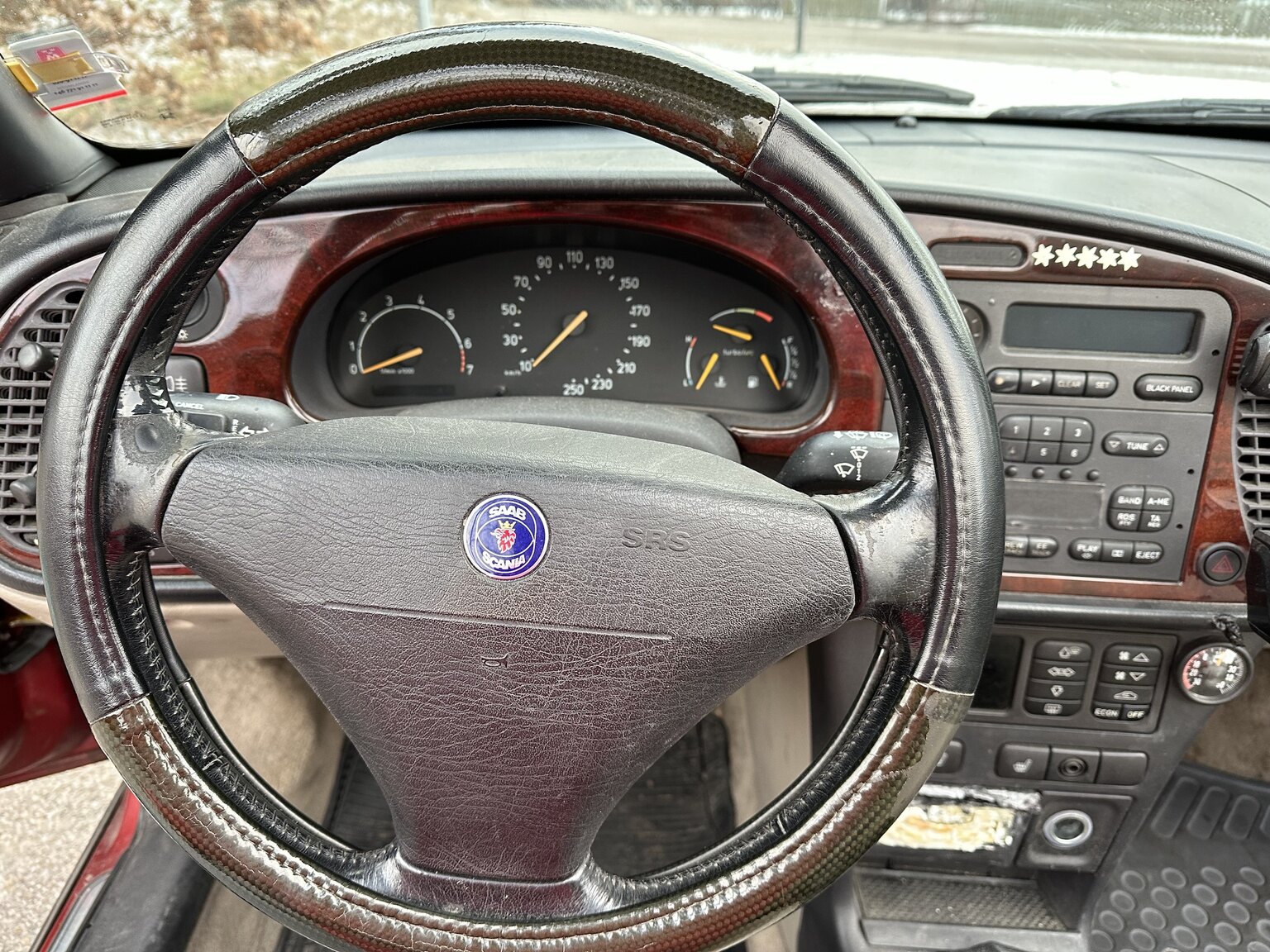 Interiörbild 1997 Saab 900 Cabriolet - En ägare