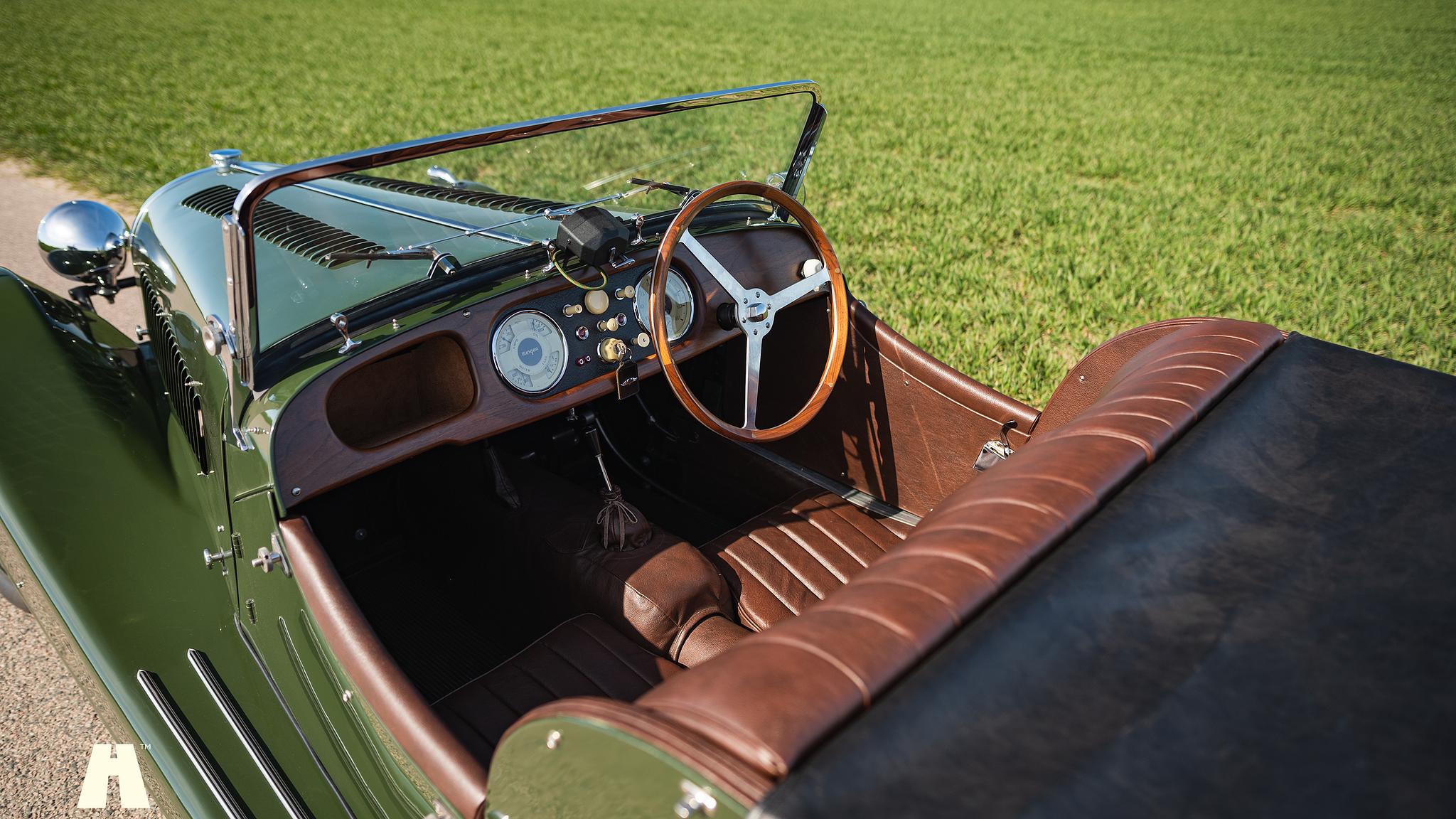 Interiörbild 1951 Morgan Plus 4 (1)