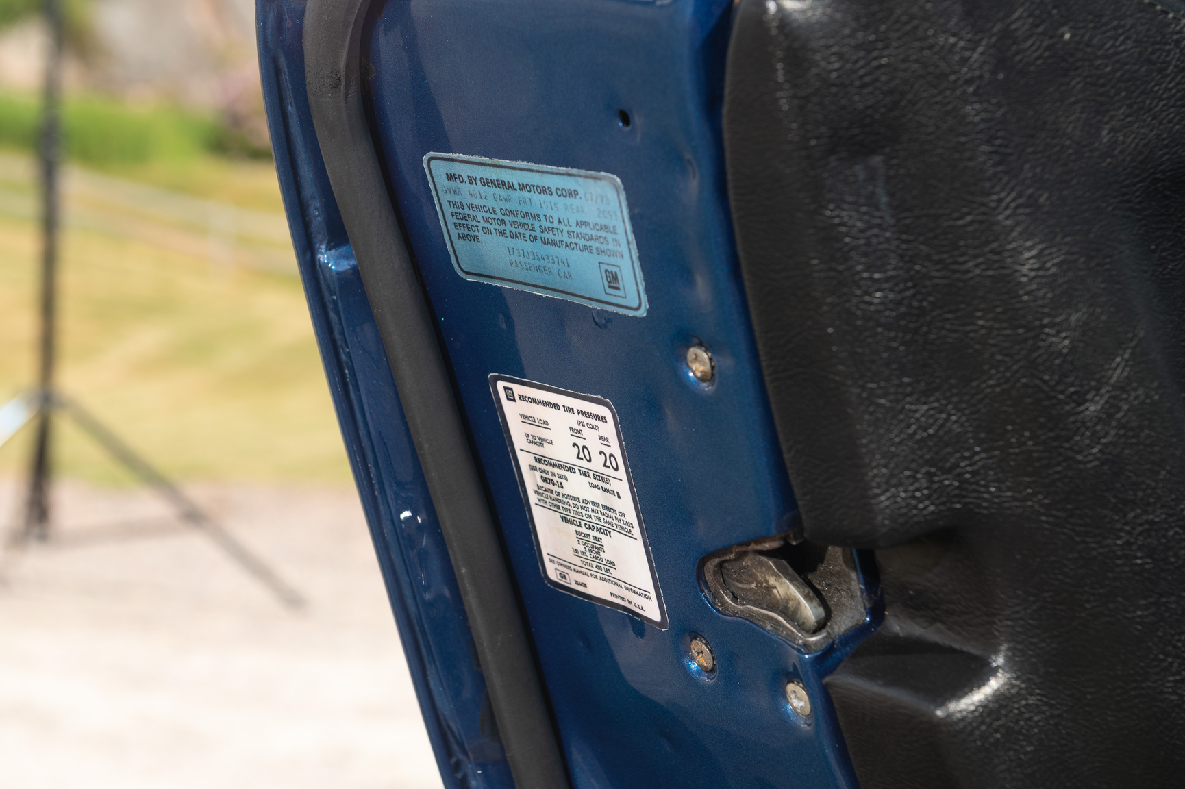 Innenraumfoto von 1973 Corvette C3 Stingray (10)