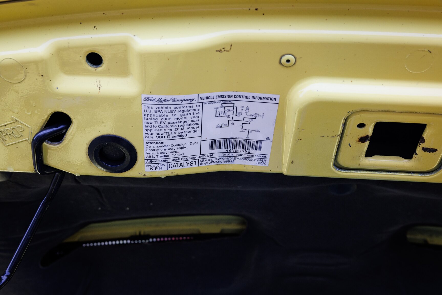 Image of 2003 Ford Mustang SVT Cobra mechanics