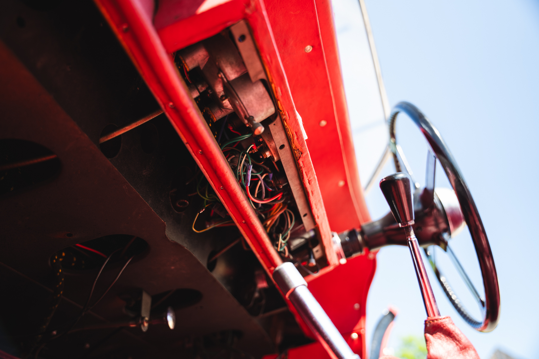 Interiörbild 1951 Jaguar XK 120