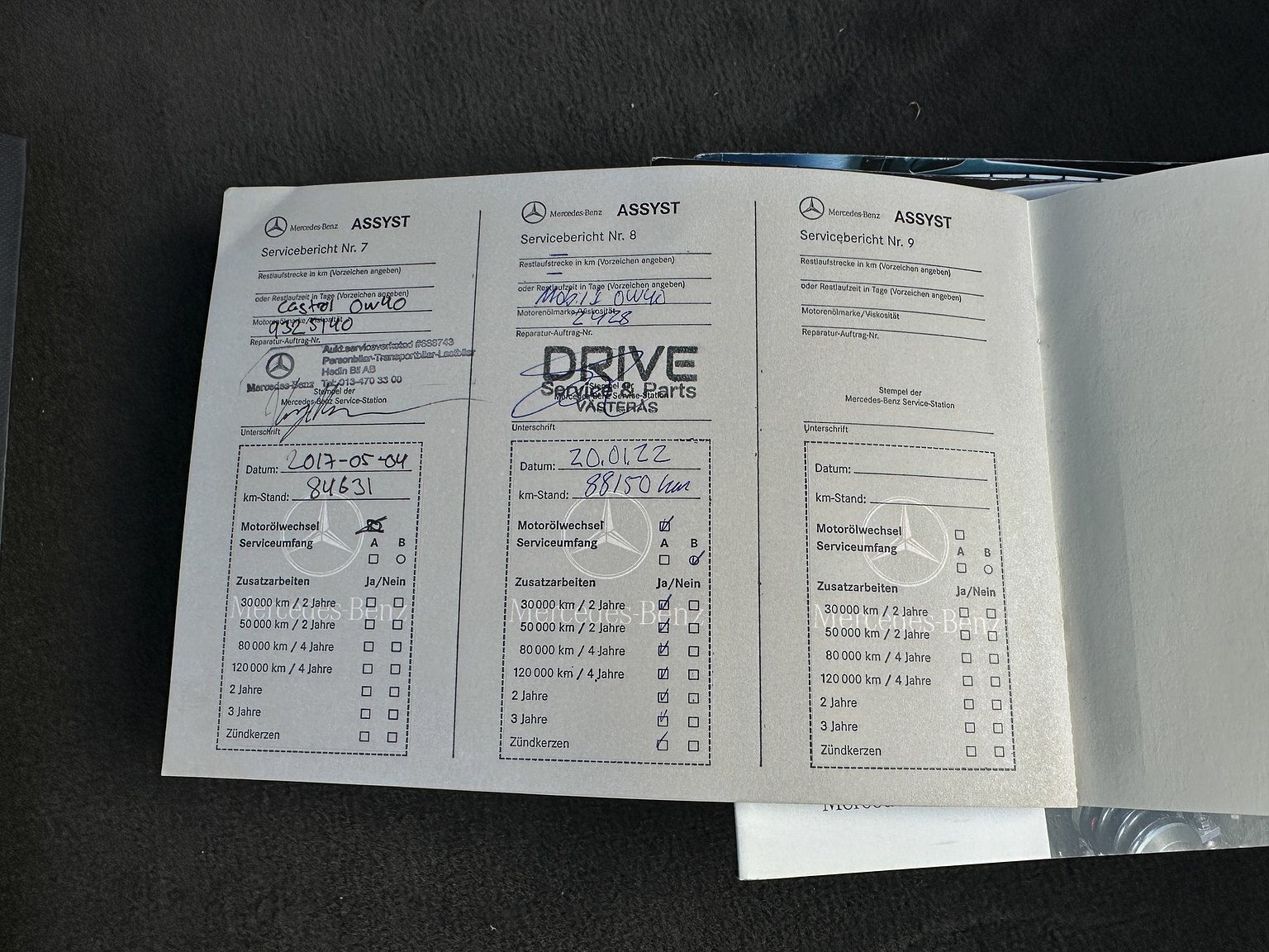 Documentation for 2002 Mercedes SL 55 AMG