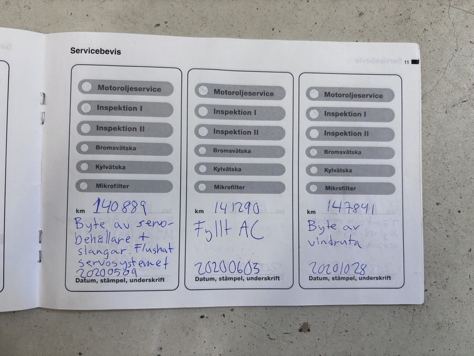 Dokumentation för 1996 BMW 728iA