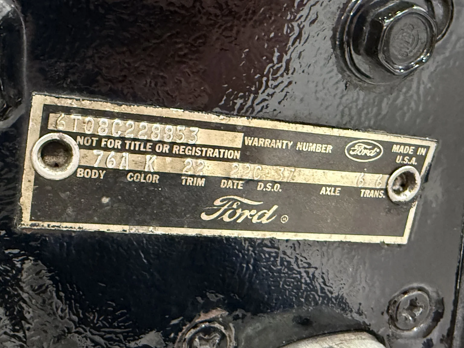 1966 Ford Mustang Convertible (16), Mekanik