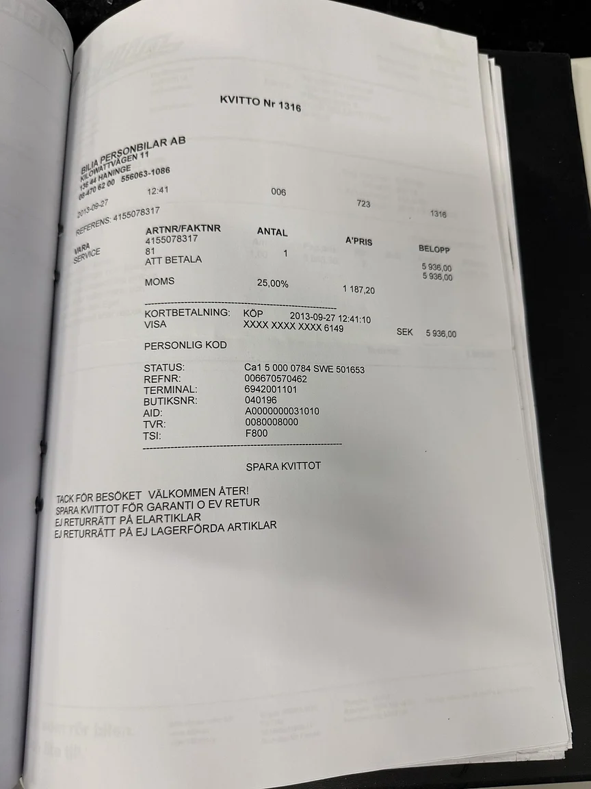 Documentation for 1961 Volvo PV544C Sport (45)
