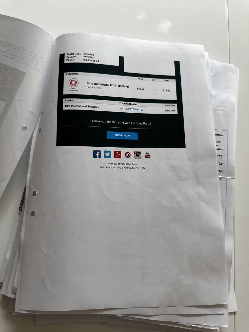 Dokumentation, 1965 Ford Mustang Cabriolet (22)