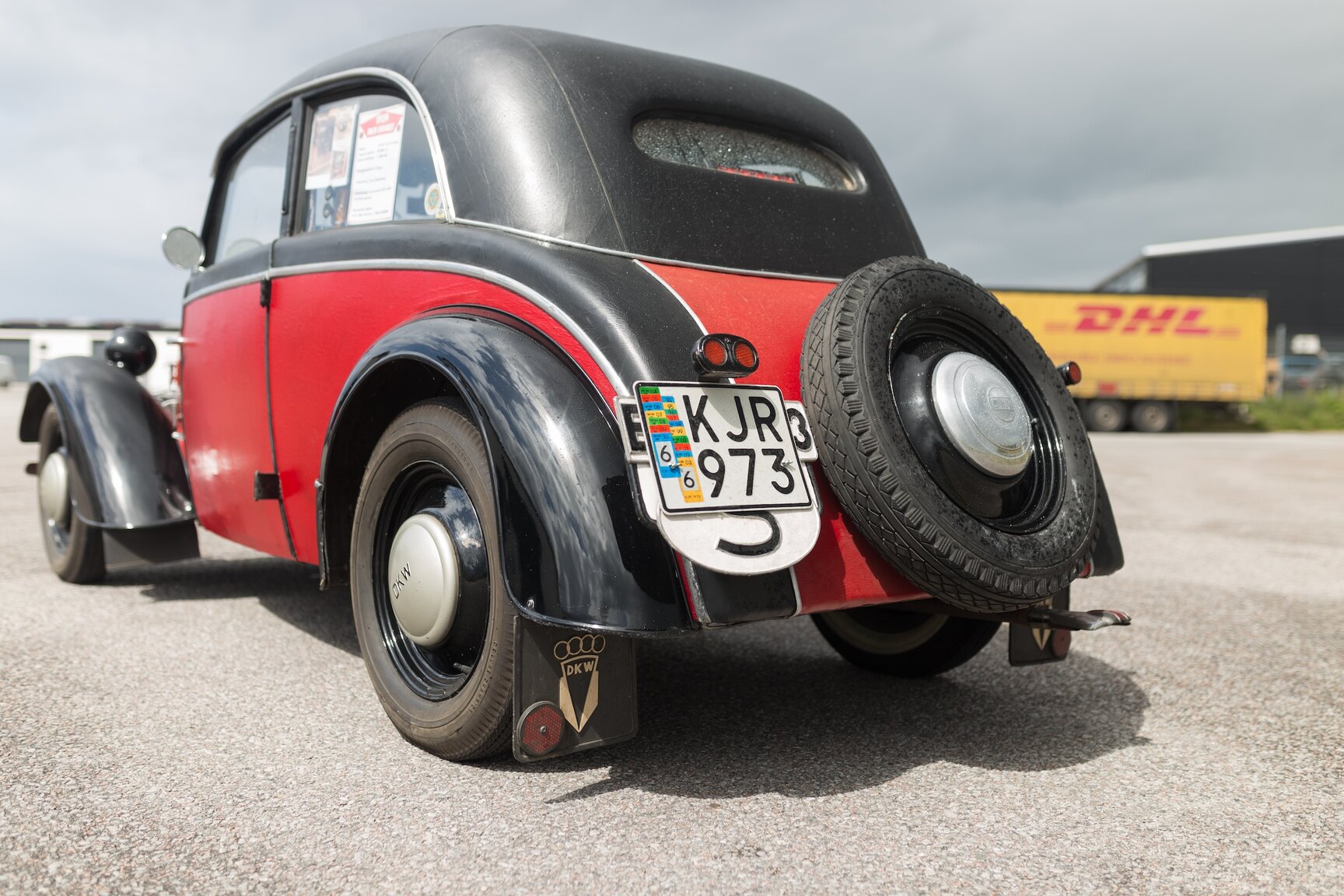 Exteriörbild på 1939 DKW Favorit Sedan