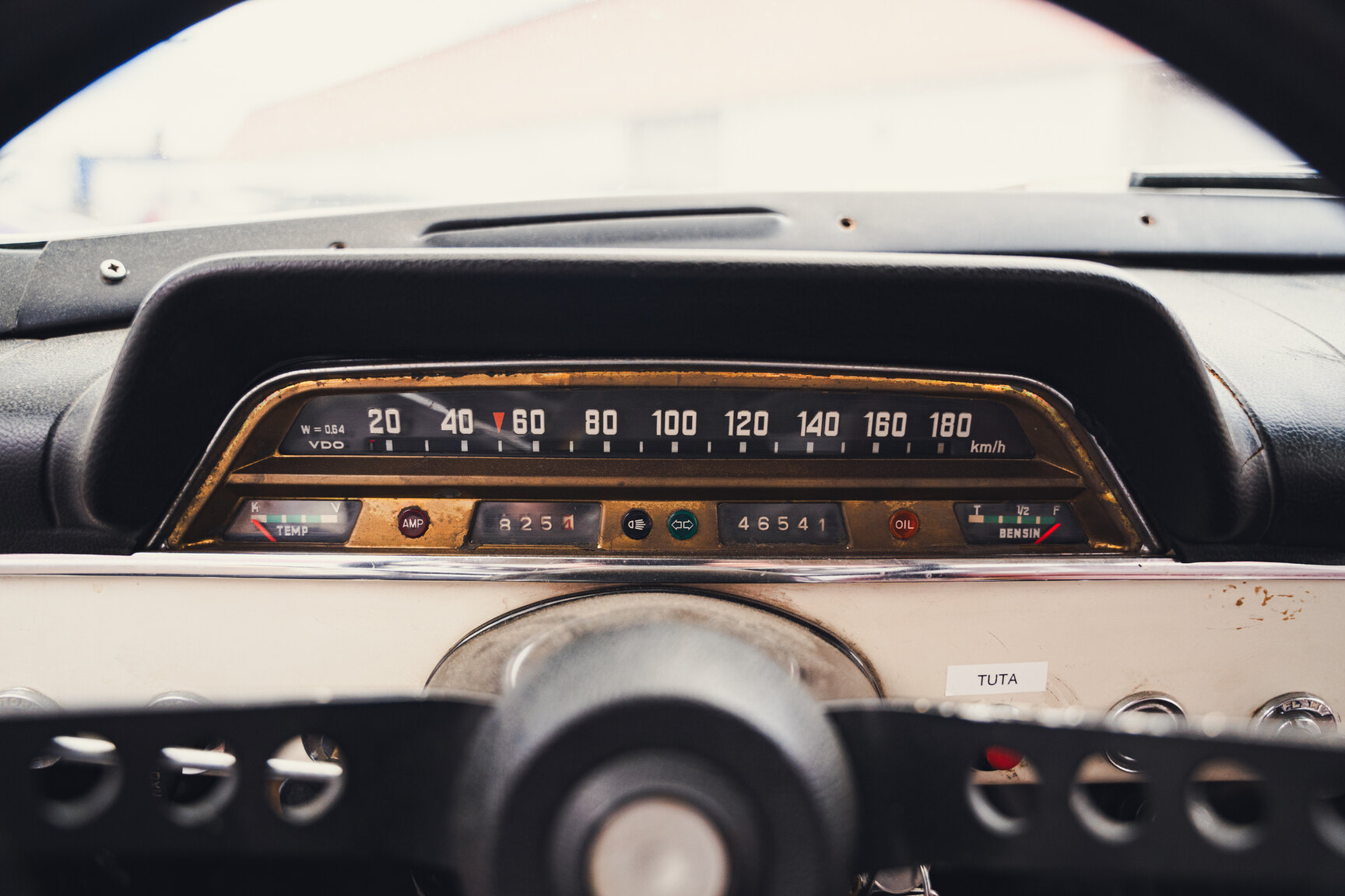 Interiörbild 1968 Volvo Amazon Turbo - Ett sista race
