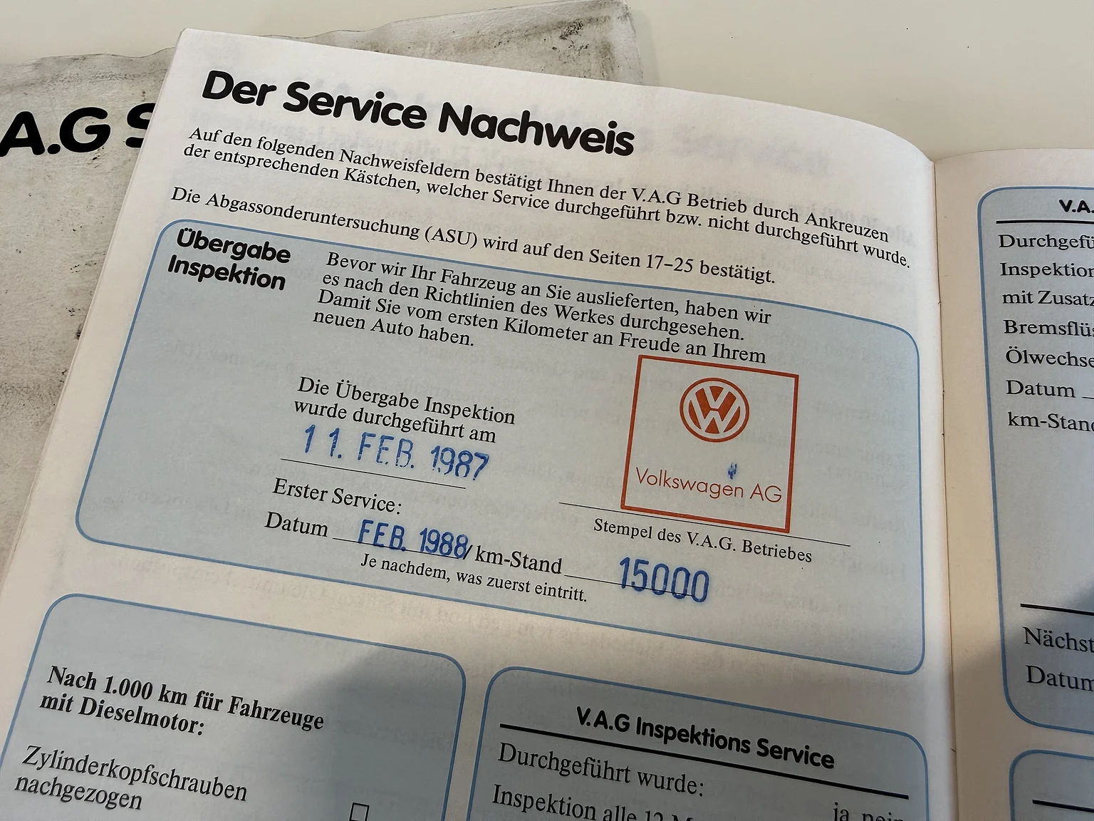 Dokumentation för 1987 VW Golf Cabriolet (7)