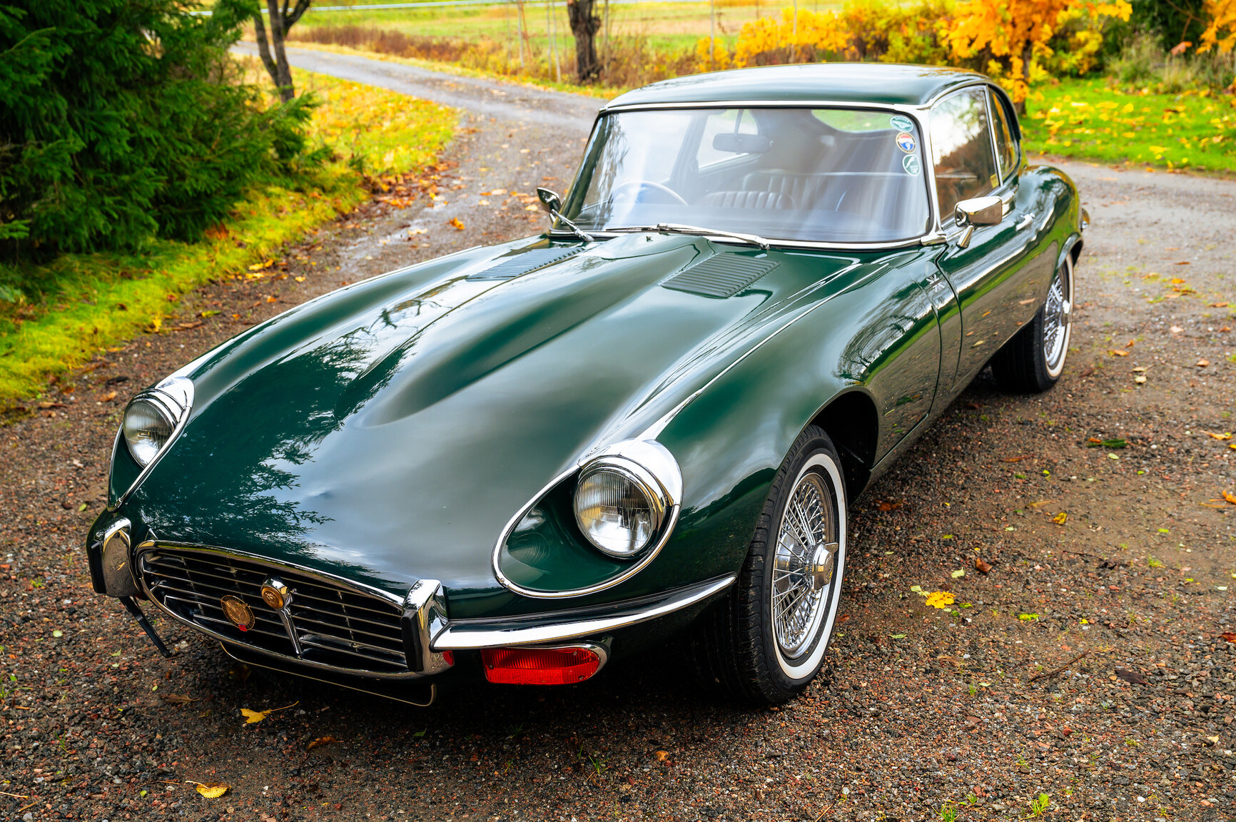 Exteriörbild på 1973 Jaguar E-Type V12