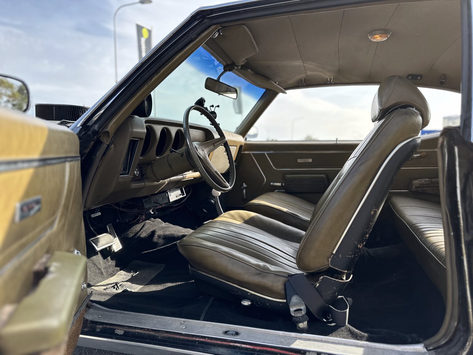Interiörbild 1969 Pontiac GTO 406cid 